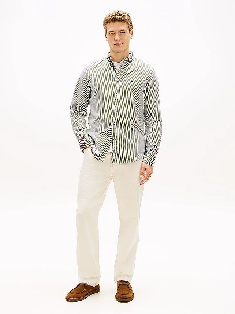 Tommy Hilfiger Button-Down Shirt Green XL 5